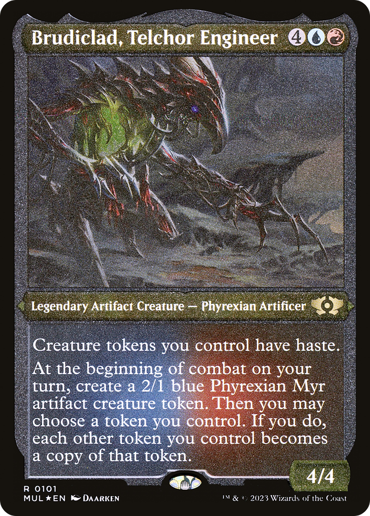 Brudiclad, Telchor Engineer (Foil Etched)  [Foil]  (MUL-101) - [Multiverse Legends] - Trinity Hobby