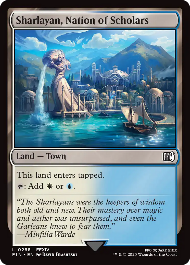 Sharlayan, Nation of Scholars  [Foil]  (FIN-288) - [FINAL FANTASY] - Trinity Hobby