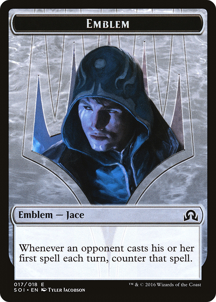 Emblème de Jace, révélateur de secrets [Ombres sur les jetons Innistrad] 