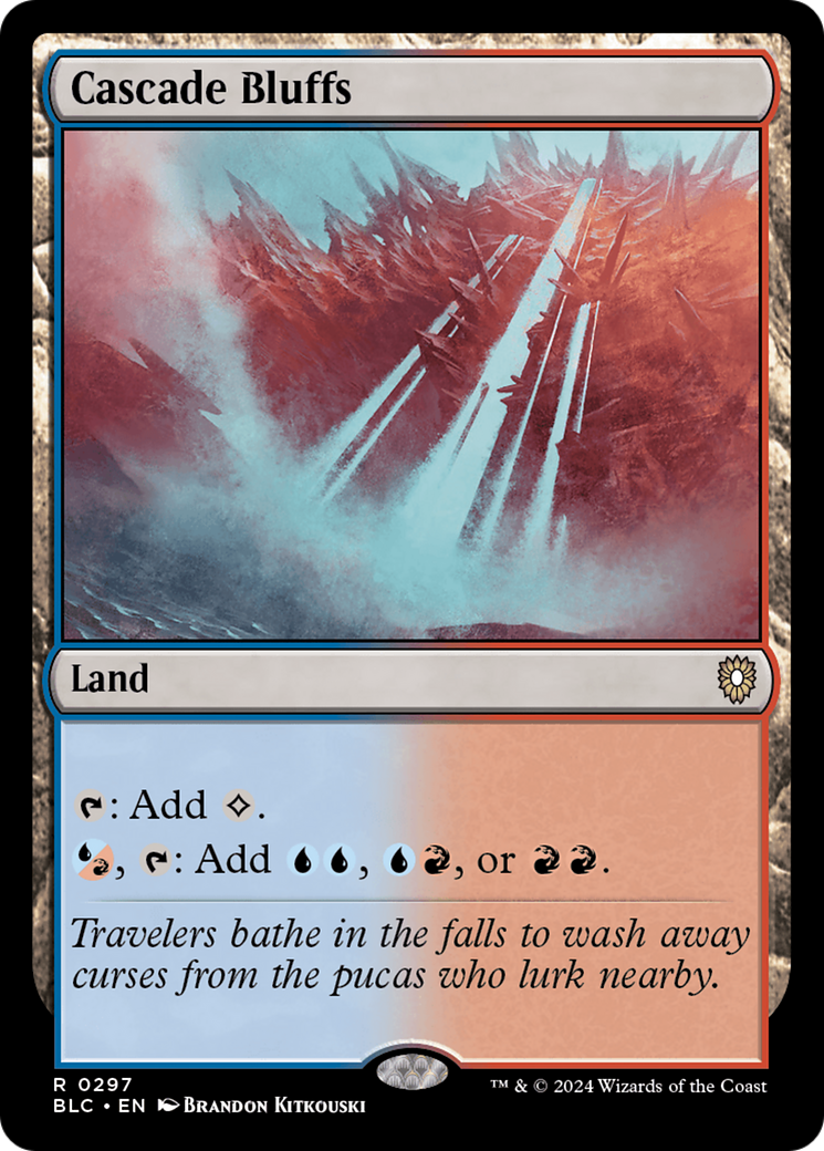 Cascade Bluffs [Bloomburrow Commander] - Trinity Hobby