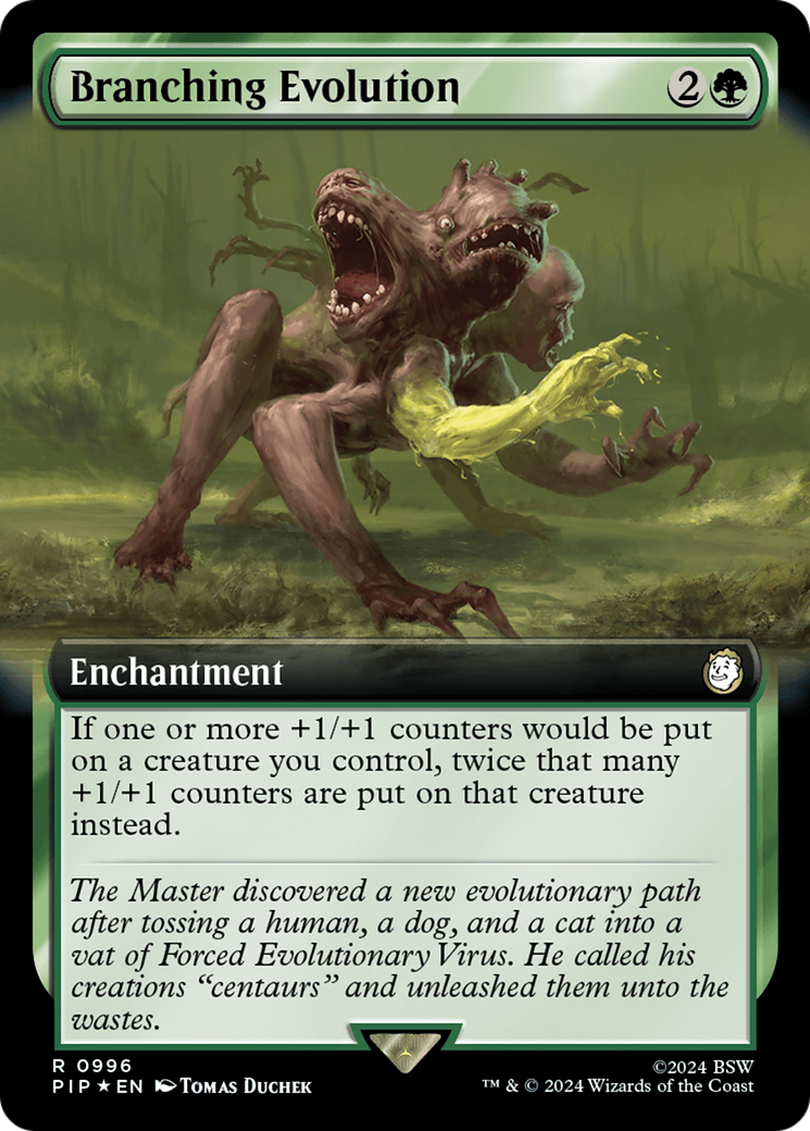 Branching Evolution (Extended Art) (Surge Foil) [Fallout] - Trinity Hobby