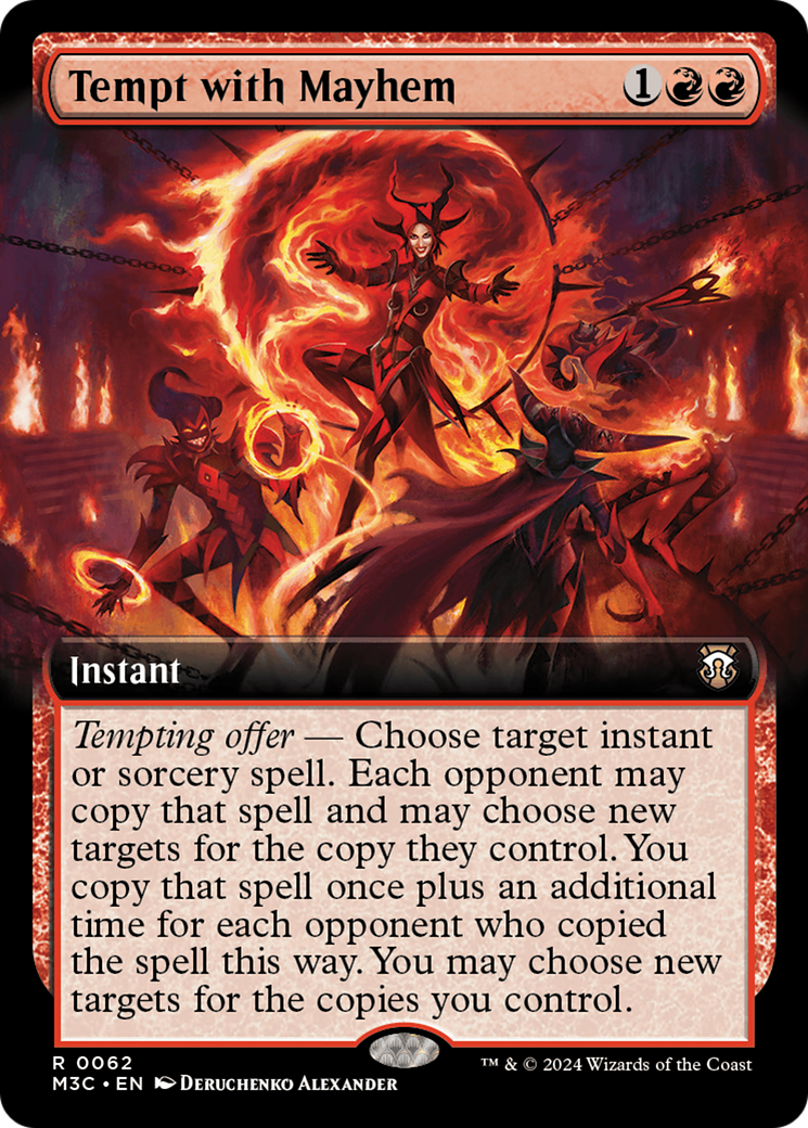 Tempt with Mayhem (Extended Art) [Modern Horizons 3 Commander] - Trinity Hobby