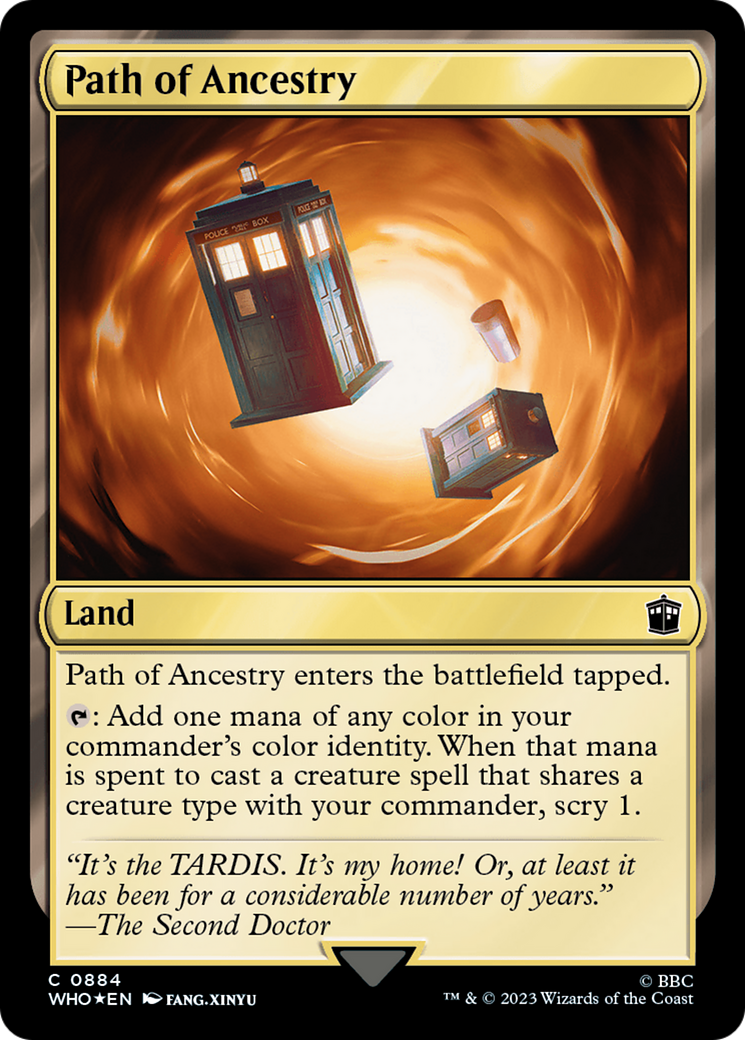 Path of Ancestry (Surge Foil) [Doctor Who] - Trinity Hobby