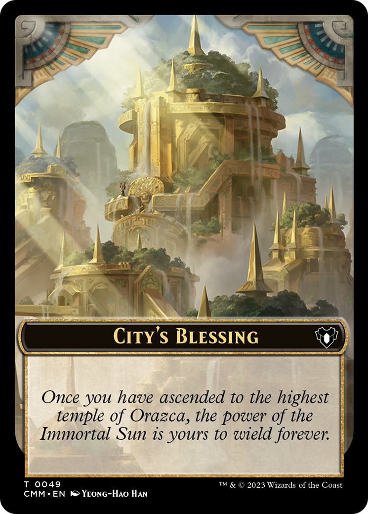 City's Blessing // Ogre Double-Sided Token [Commander Masters Tokens] - Trinity Hobby
