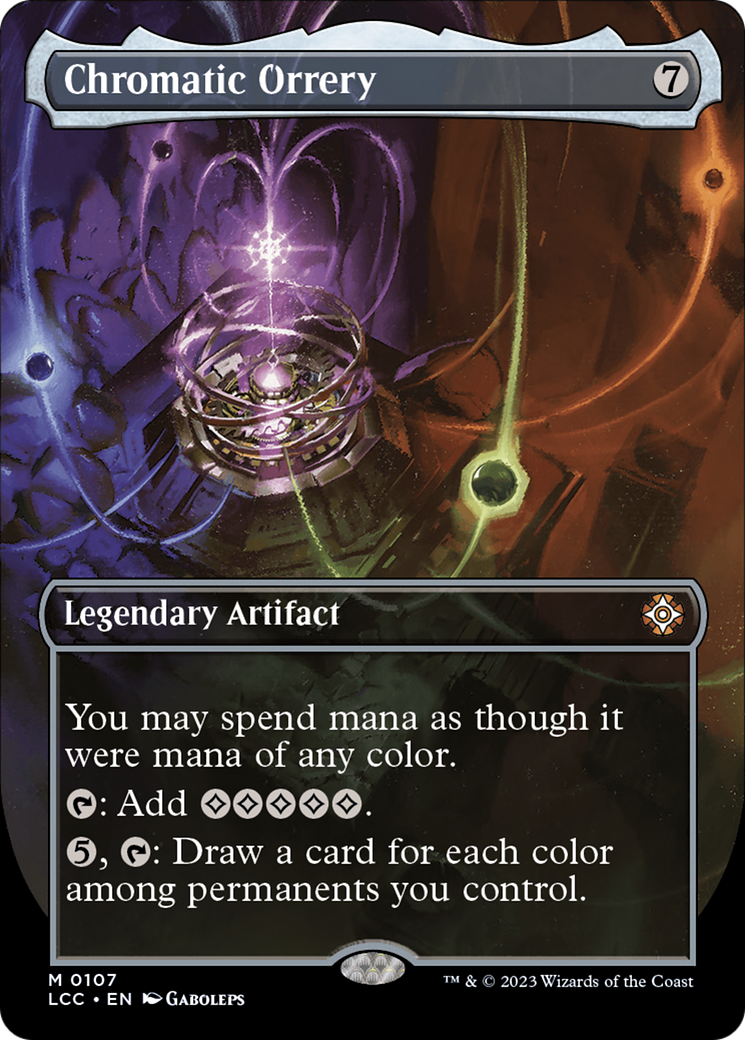Chromatic Orrery (Borderless) [The Lost Caverns of Ixalan Commander] - Trinity Hobby