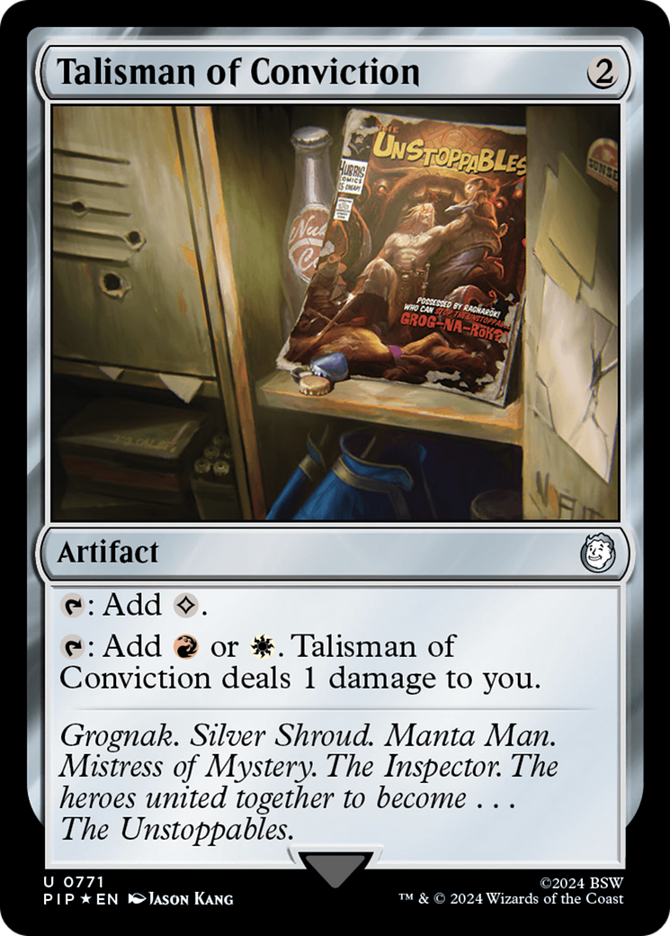 Talisman of Conviction (Surge Foil) [Fallout] - Trinity Hobby