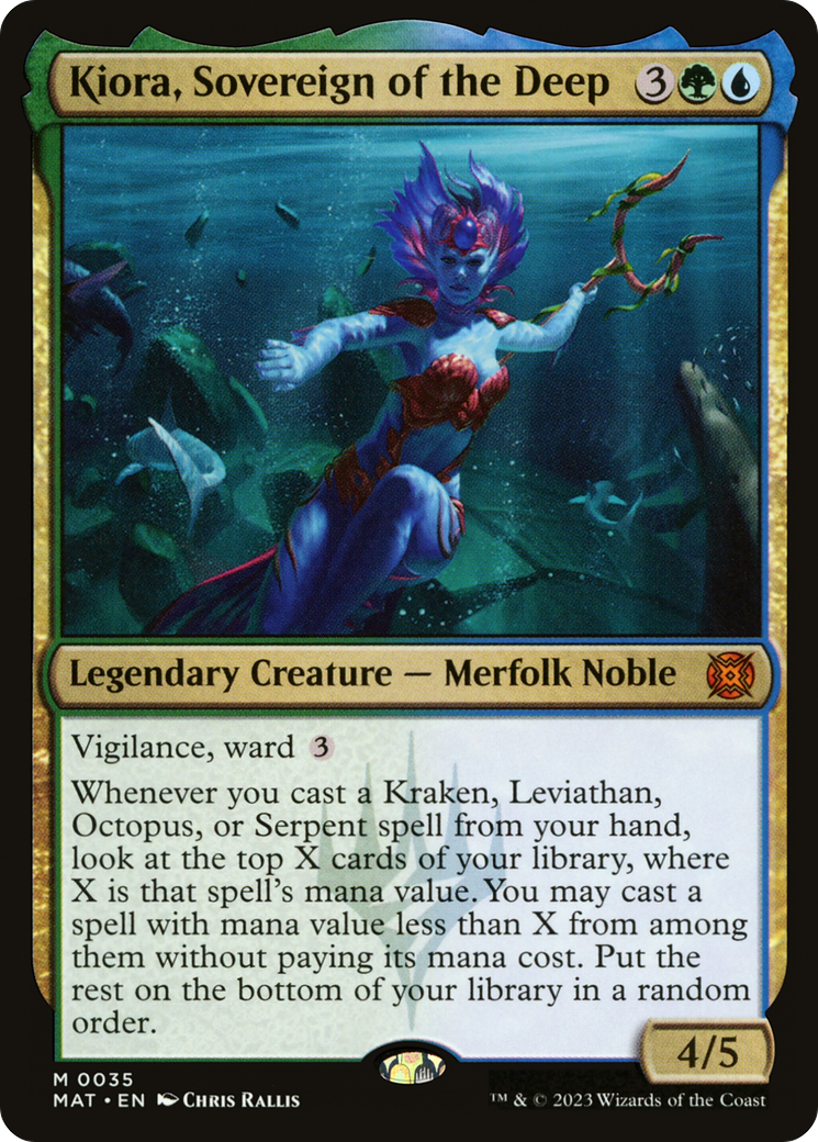 Kiora, souveraine des profondeurs [Marche de la machine : les conséquences] 