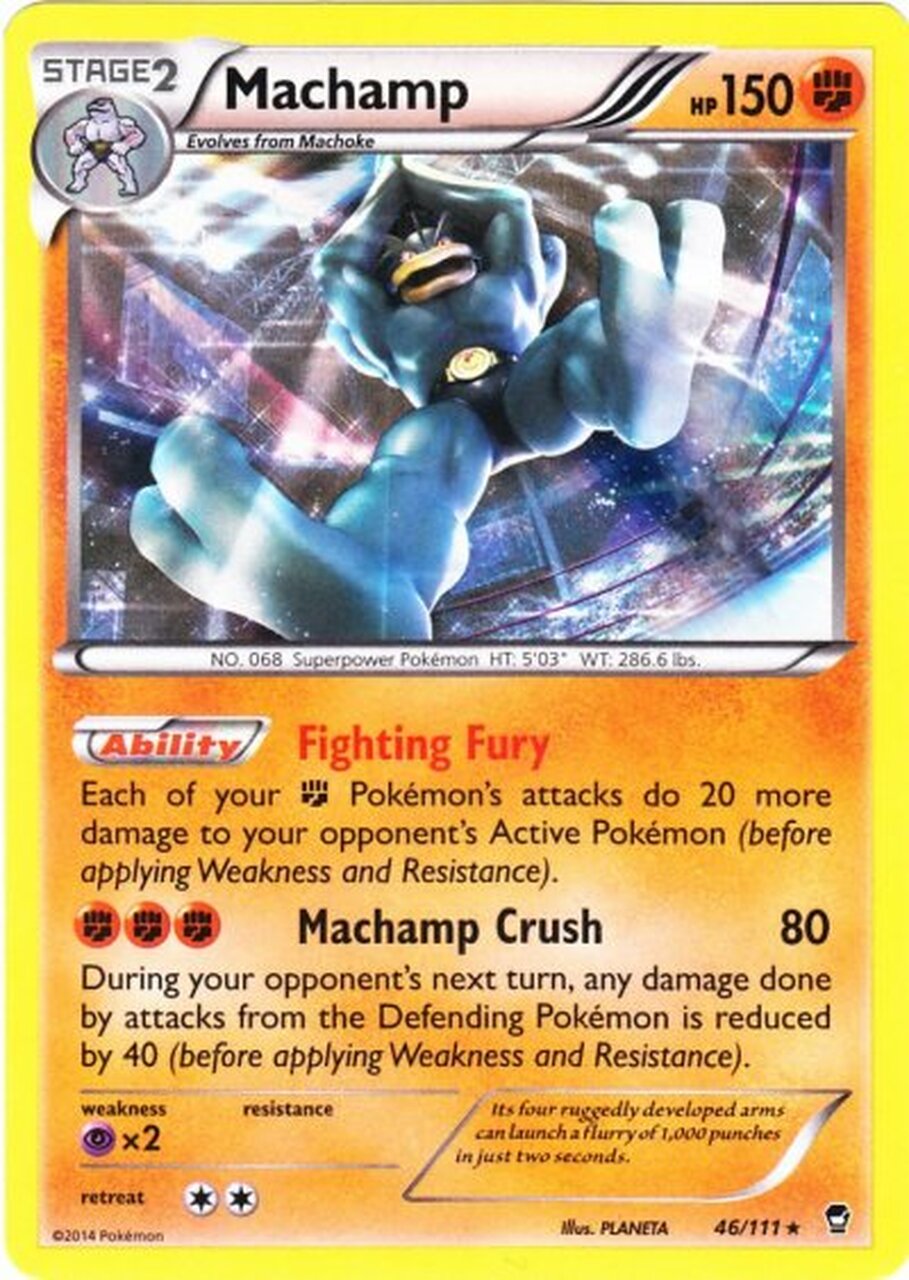 Machamp (46/111) [XY: Furious Fists] - Trinity Hobby