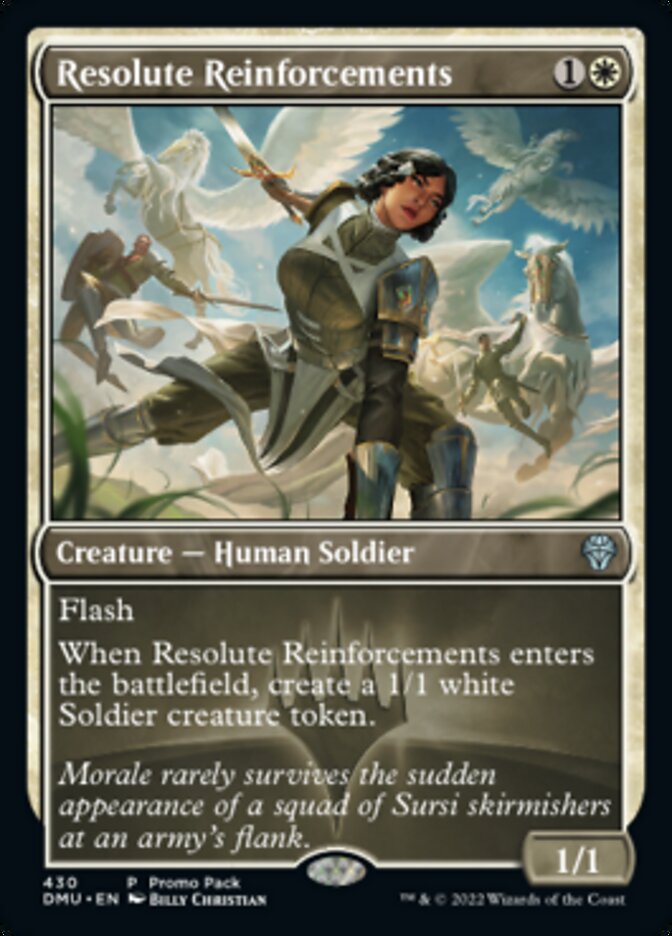 Resolute Reinforcements (Promo Pack) [Dominaria United Promos] - Trinity Hobby