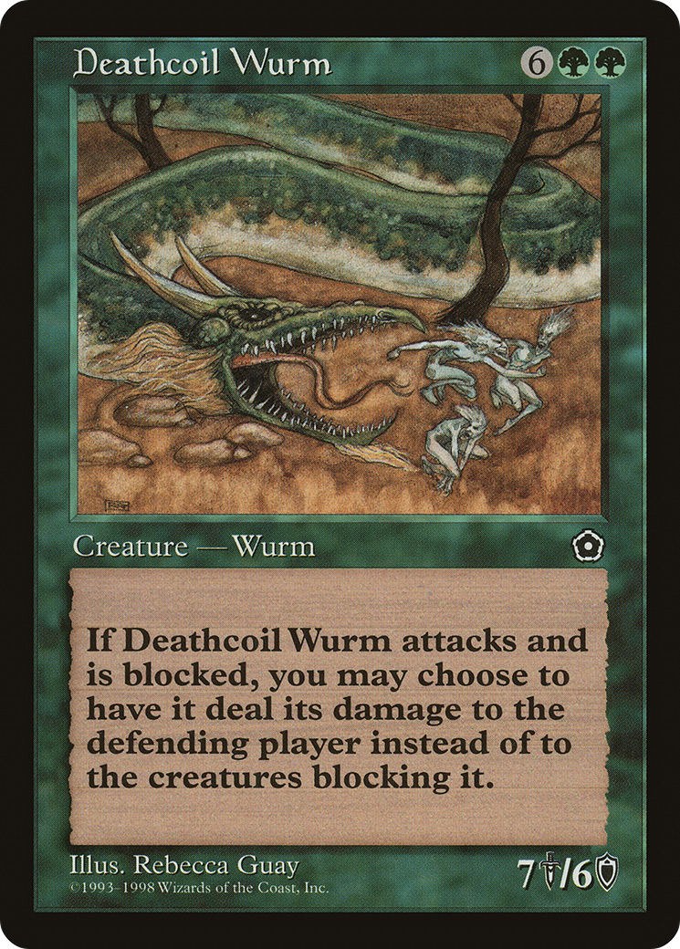Deathcoil Wurm [Portal Second Age] - Trinity Hobby