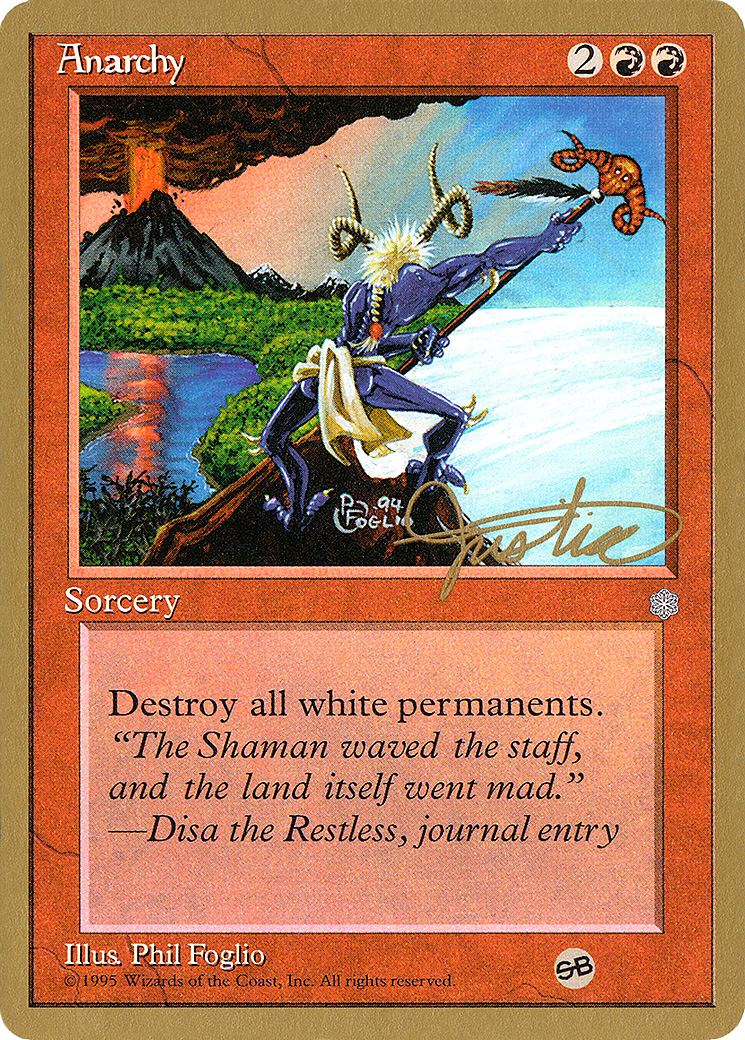 Anarchy (Mark Justice) (SB) [Pro Tour Collector Set] - Trinity Hobby