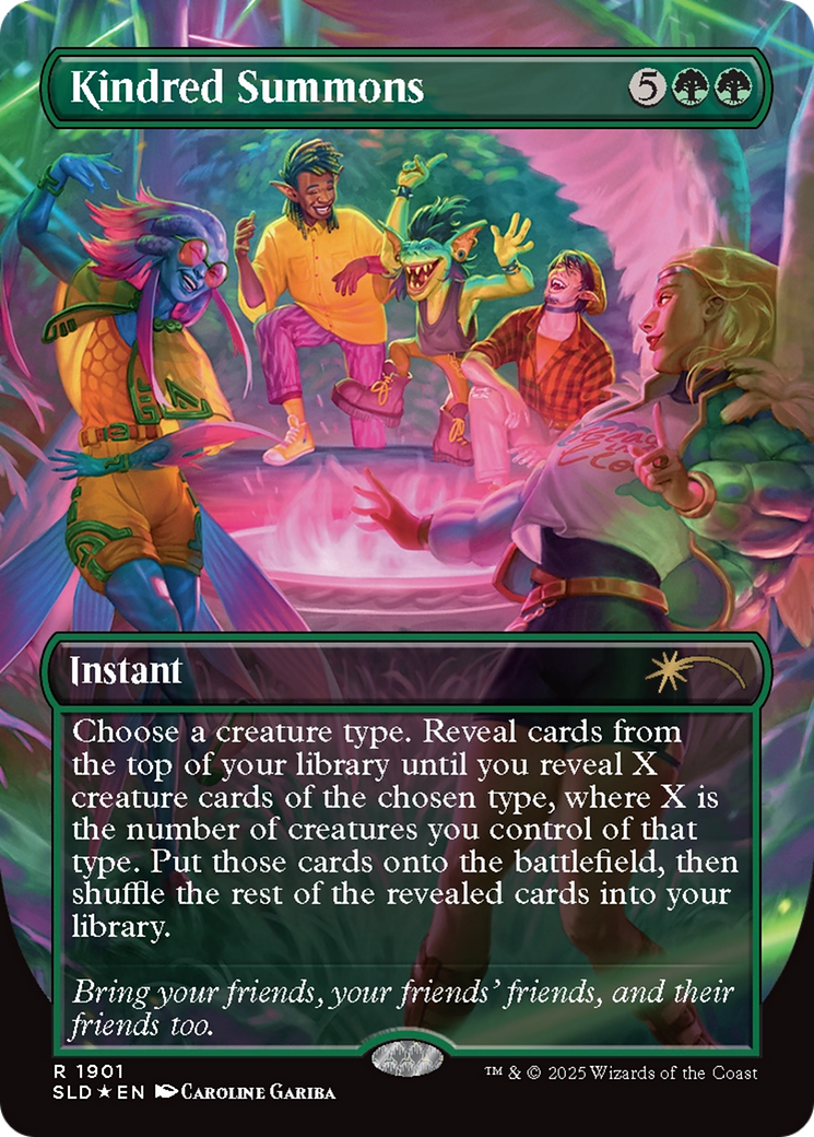 Kindred Summons (Double Rainbow Foil) (SLD-1901) - [Secret Lair Drop Series] Foil