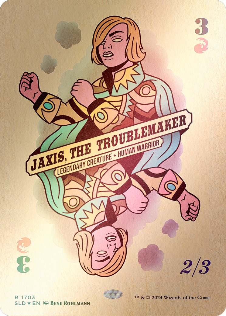 Jaxis, the Troublemaker (Rainbow Foil) [Secret Lair Drop Series] - Trinity Hobby