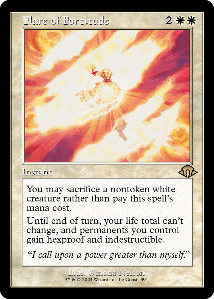 Flare of Fortitude (Retro) [Modern Horizons 3] - Trinity Hobby