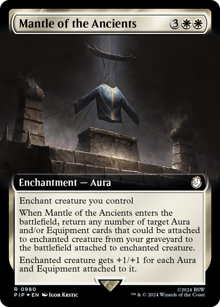 Mantle of the Ancients (Extended Art) (Surge Foil) [Fallout] - Trinity Hobby