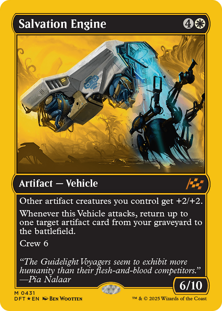 Salvation Engine (First-Place Foil) [Aetherdrift] - Trinity Hobby