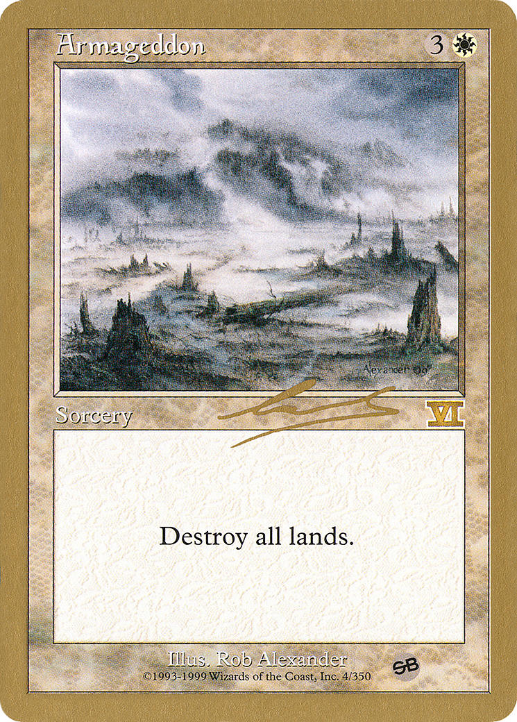 Armageddon (Nicolas Labarre) (SB) [World Championship Decks 2000] - Trinity Hobby