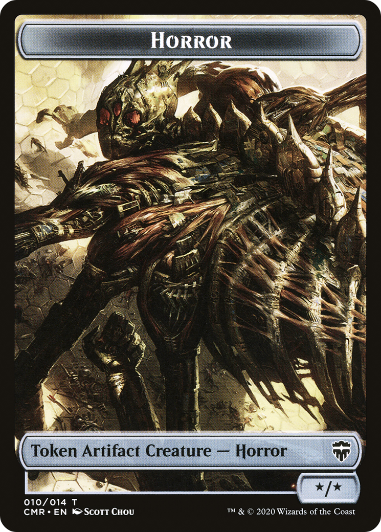Horror  [Foil]  (CMR-010) - [Commander Legends Tokens] - Trinity Hobby