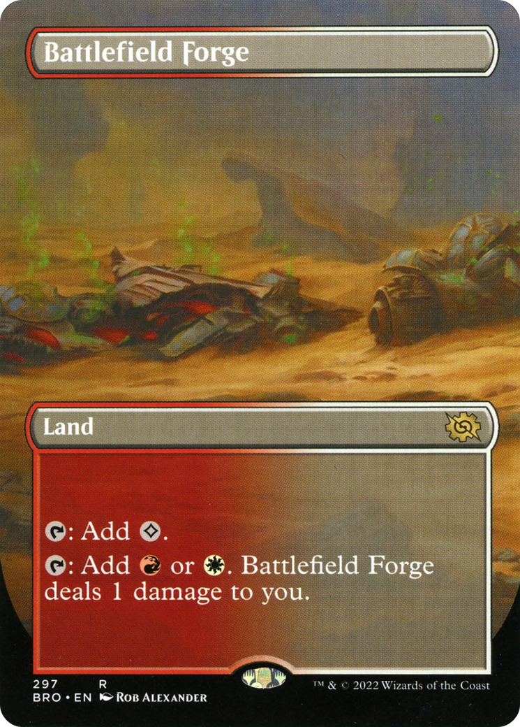Battlefield Forge (Borderless Alternate Art) [The Brothers' War] - Trinity Hobby