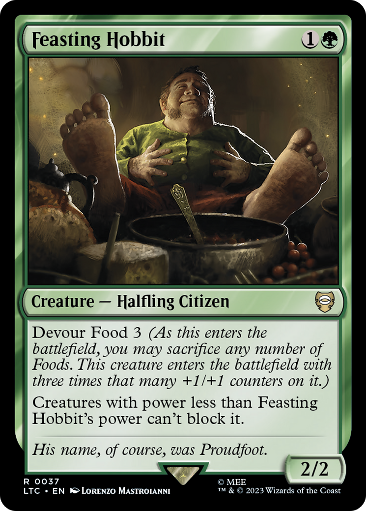 Feasting Hobbit [The Lord of the Rings: Tales of Middle-Earth Commander] - Trinity Hobby
