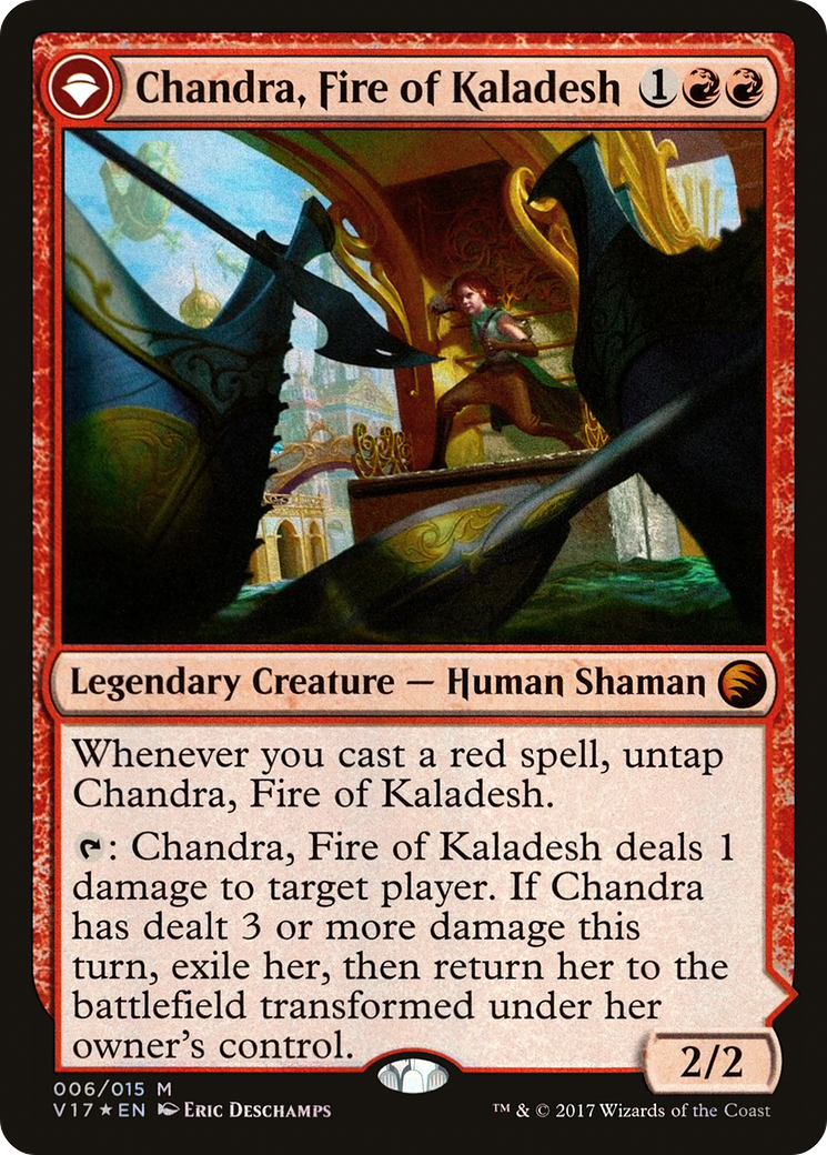 Chandra, Fire of Kaladesh // Chandra, Roaring Flame [From the Vault: Transform] - Trinity Hobby