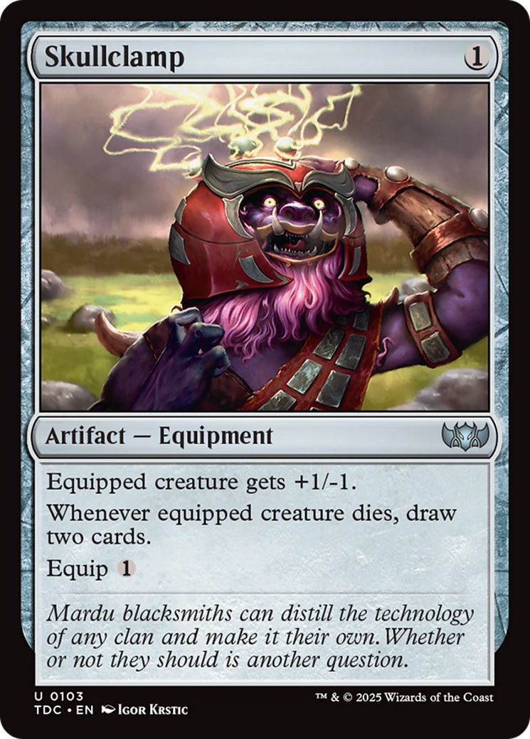 Skullclamp [Tarkir: Dragonstorm Commander] - Trinity Hobby