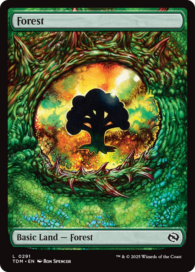 Forest  (TDM-291) - [Tarkir: Dragonstorm] - Trinity Hobby