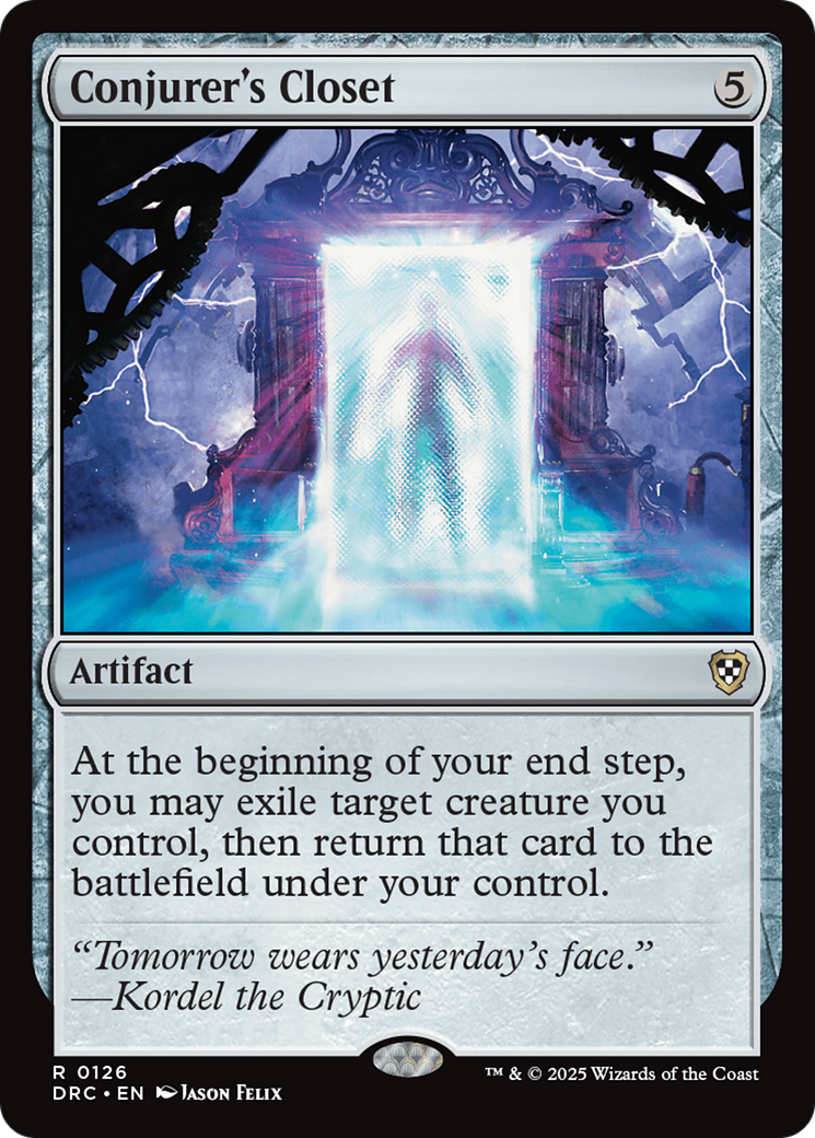 Conjurer's Closet [Aetherdrift Commander] - Trinity Hobby