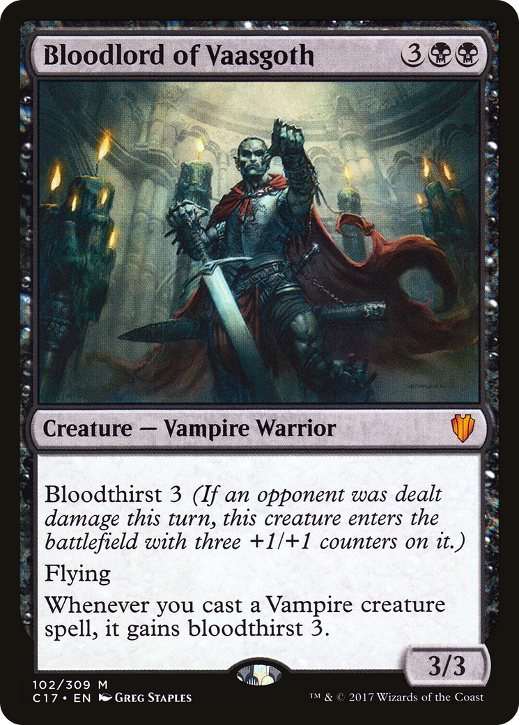 Bloodlord of Vaasgoth [Commander 2017] - Trinity Hobby