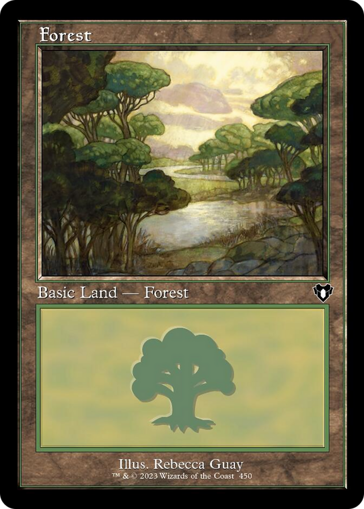 Forest (450) (Retro) [Commander Masters] - Trinity Hobby