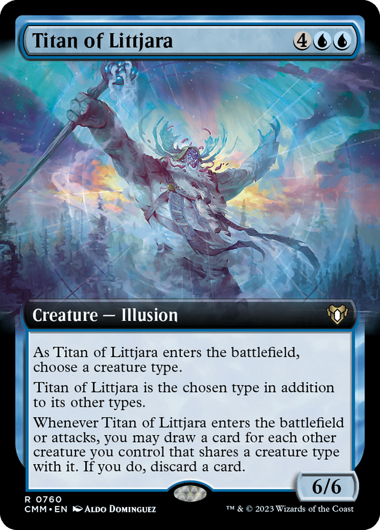 Titan of Littjara (Extended Art) [Commander Masters] - Trinity Hobby