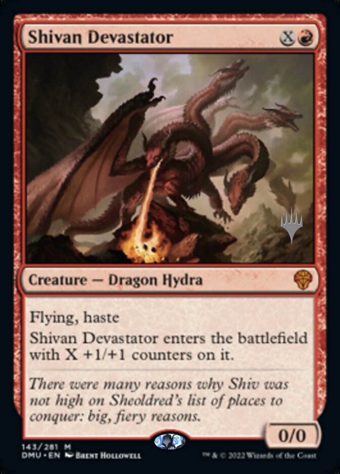 Shivan Devastator (Promo Pack) [Dominaria United Promos] - Trinity Hobby