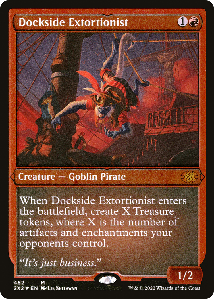 Dockside Extortionist (Foil Etched)  [Foil]  (2X2-452) - [Double Masters 2022] - Trinity Hobby