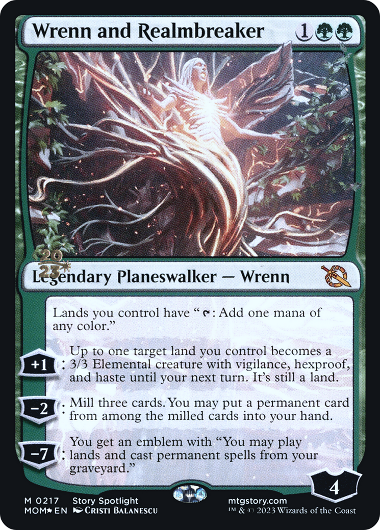 Wrenn and Realmbreaker [March of the Machine Prerelease Promos] - Trinity Hobby