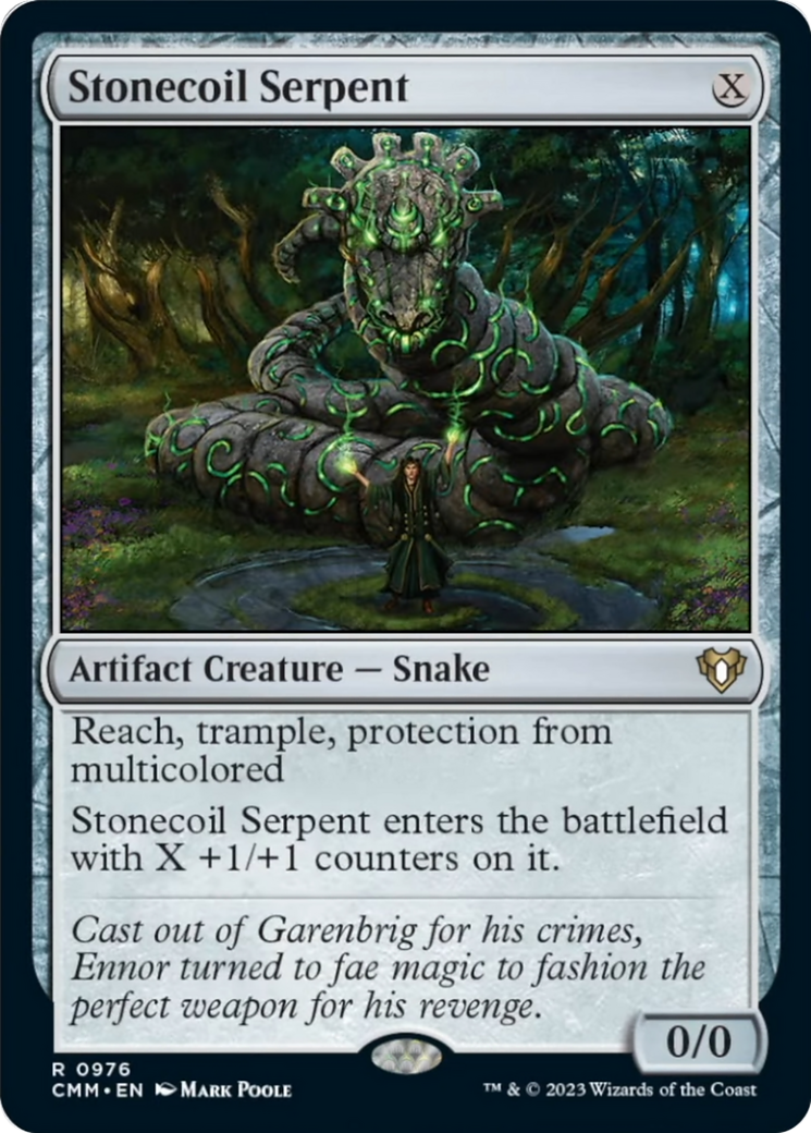 Stonecoil Serpent [Commander Masters] - Trinity Hobby