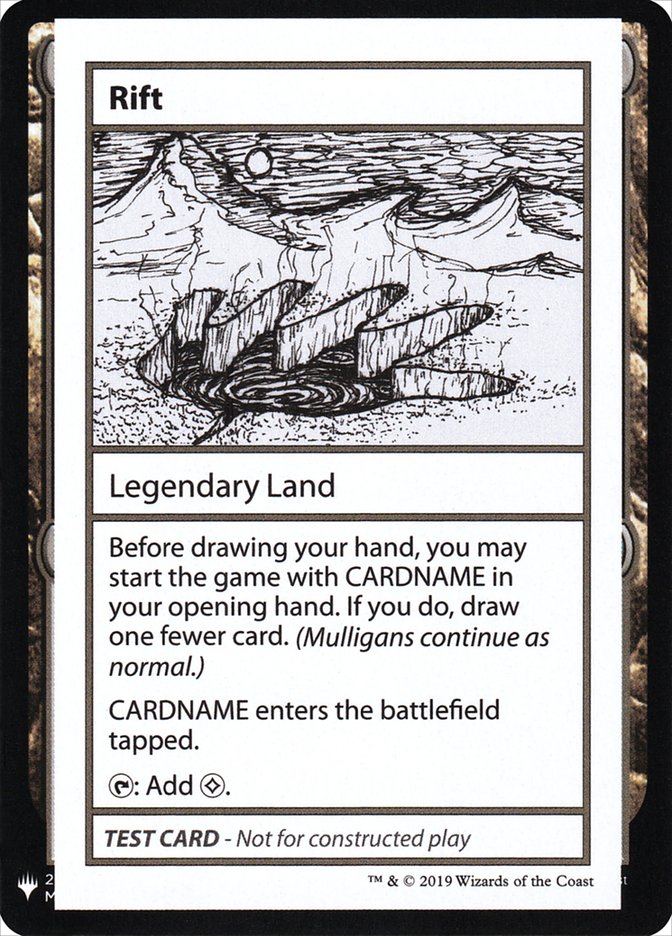 Rift [Mystery Booster Playtest Cards] - Trinity Hobby