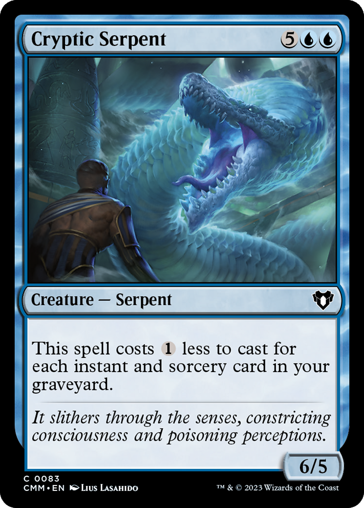 Cryptic Serpent [Commander Masters] - Trinity Hobby