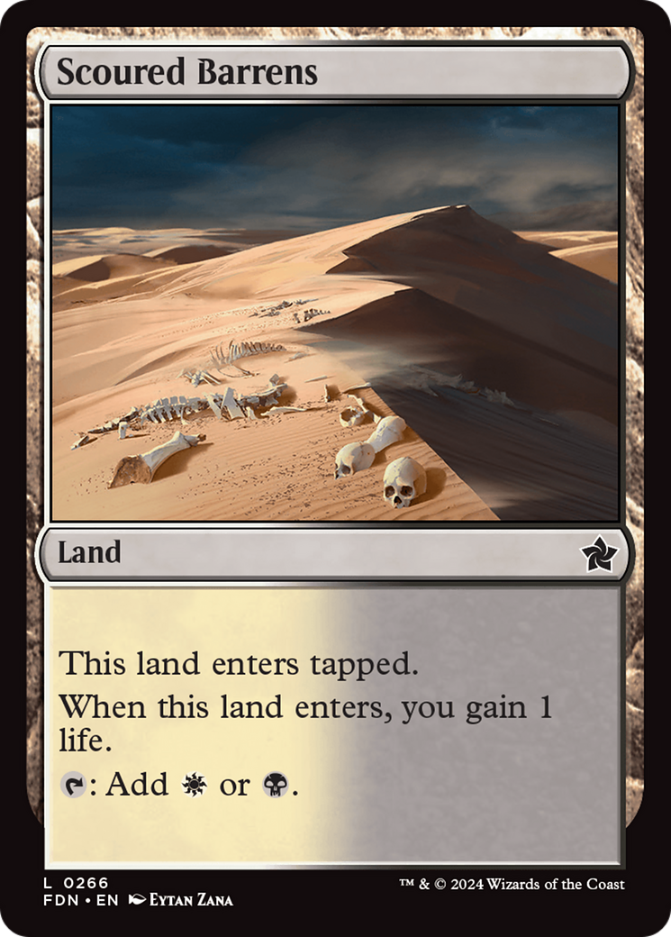Scoured Barrens [Foundations] - Trinity Hobby