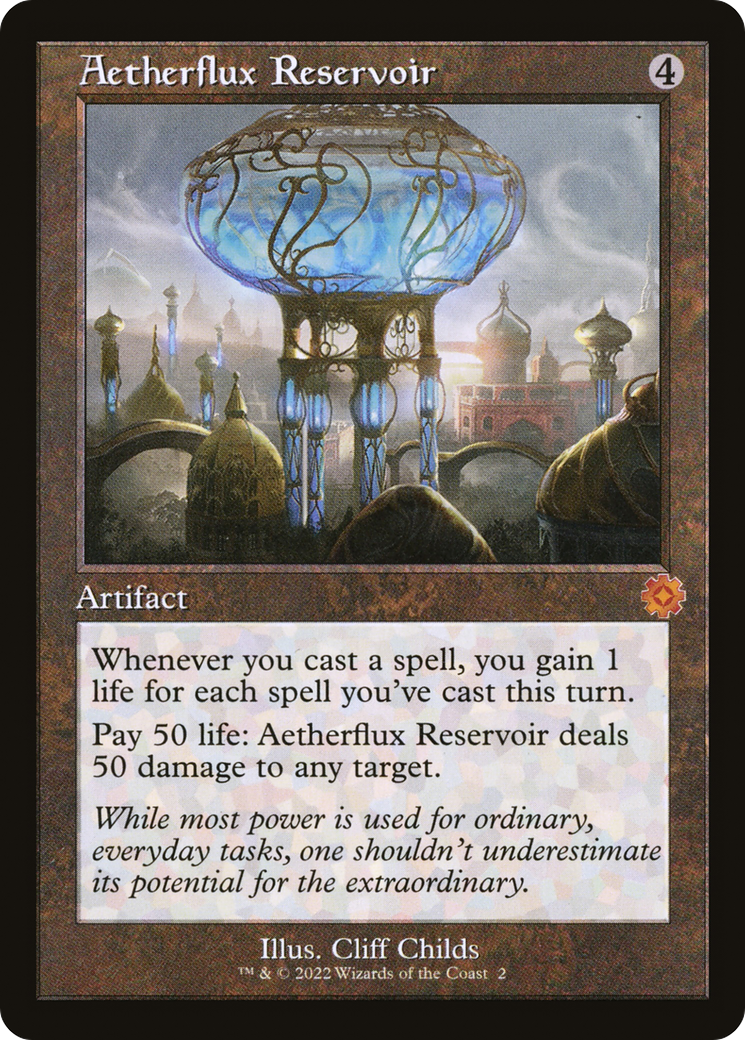 Aetherflux Reservoir (Retro) [The Brothers' War Retro Artifacts] - Trinity Hobby