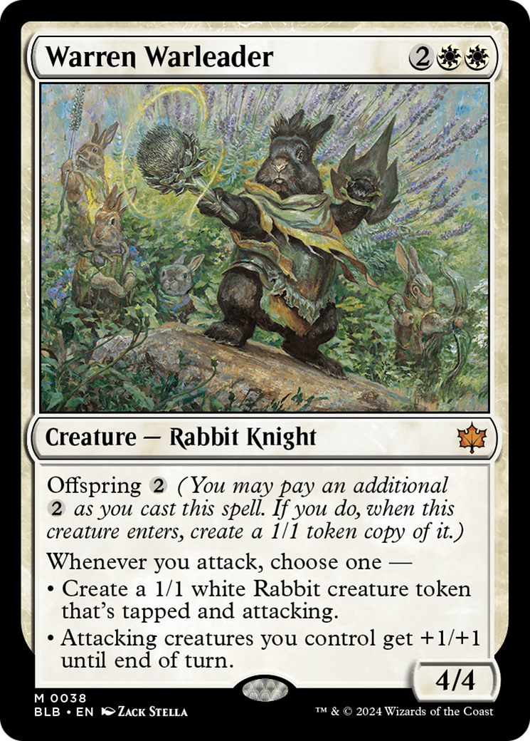 Warren Warleader [Bloomburrow] - Trinity Hobby