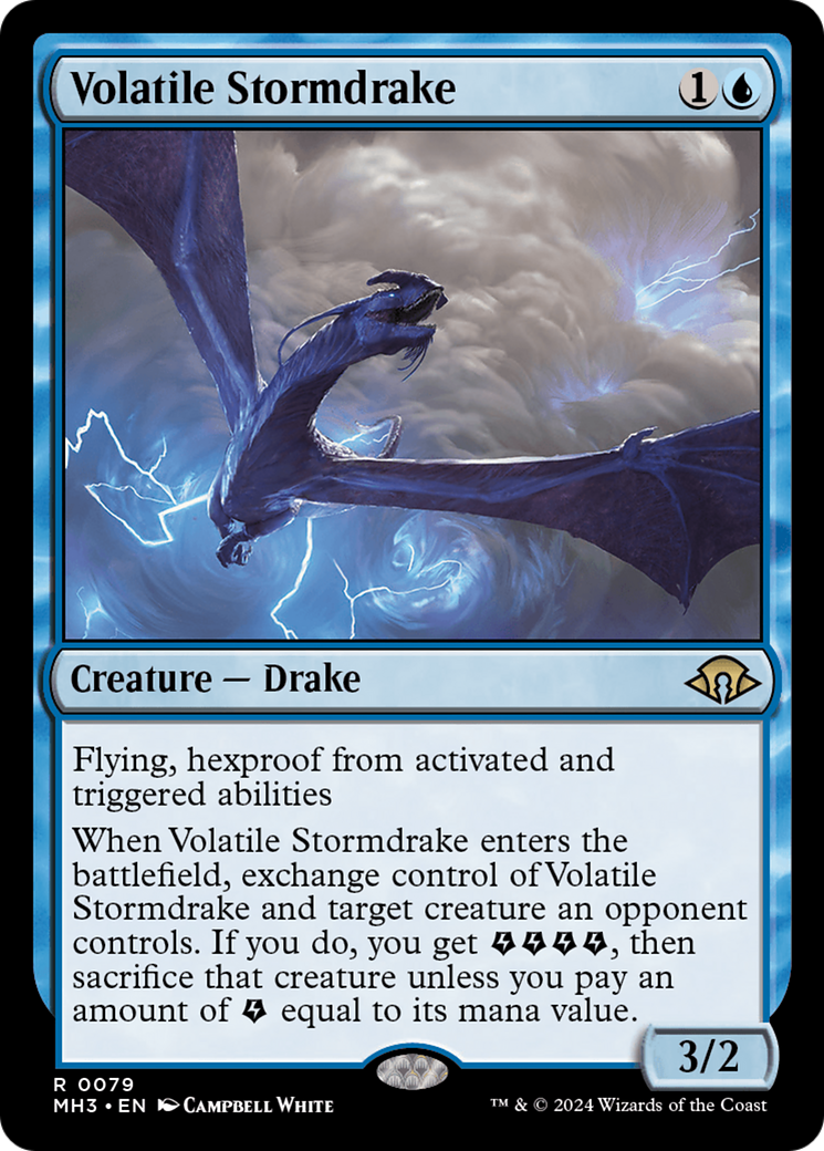 Volatile Stormdrake [Modern Horizons 3] - Trinity Hobby