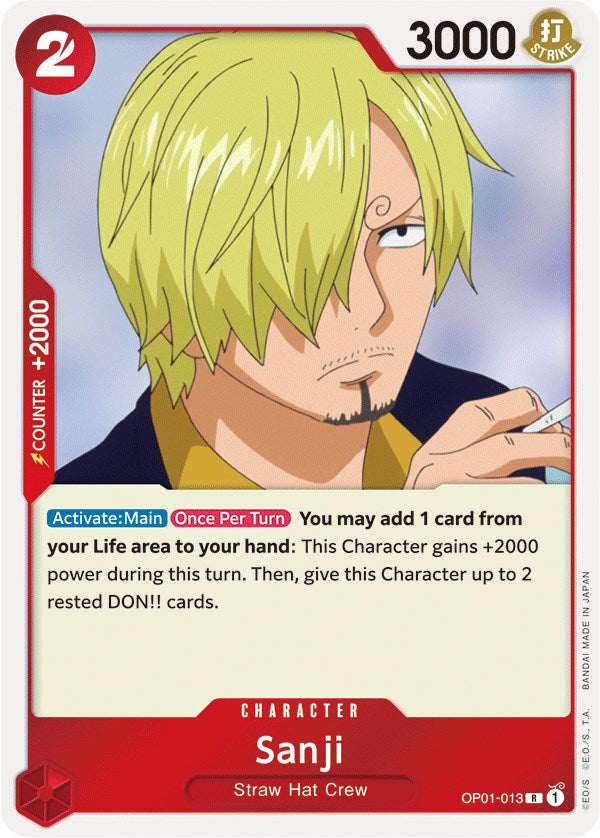 Sanji (OP01-013) - [Romance Dawn] Foil - Trinity Hobby