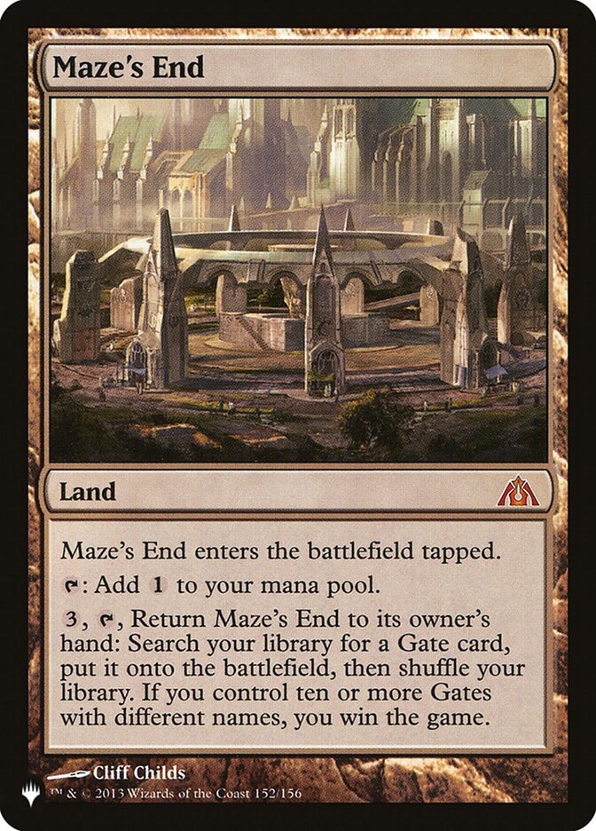Maze's End [The List] - Trinity Hobby