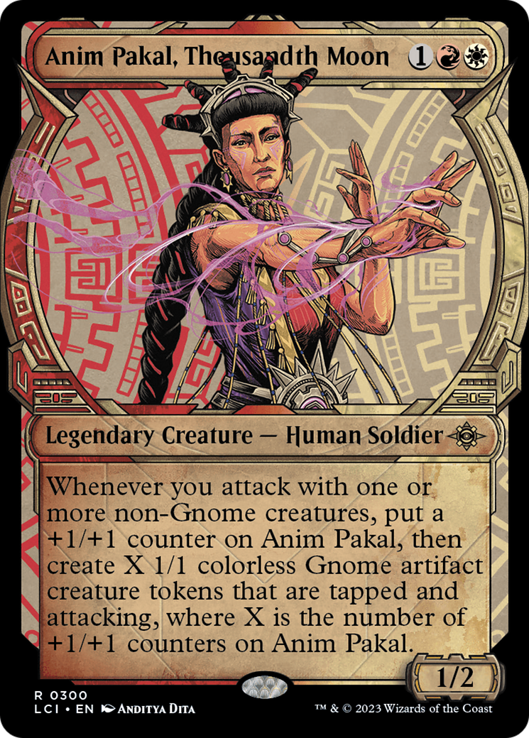 Anim Pakal, Thousandth Moon (Showcase) [The Lost Caverns of Ixalan] - Trinity Hobby