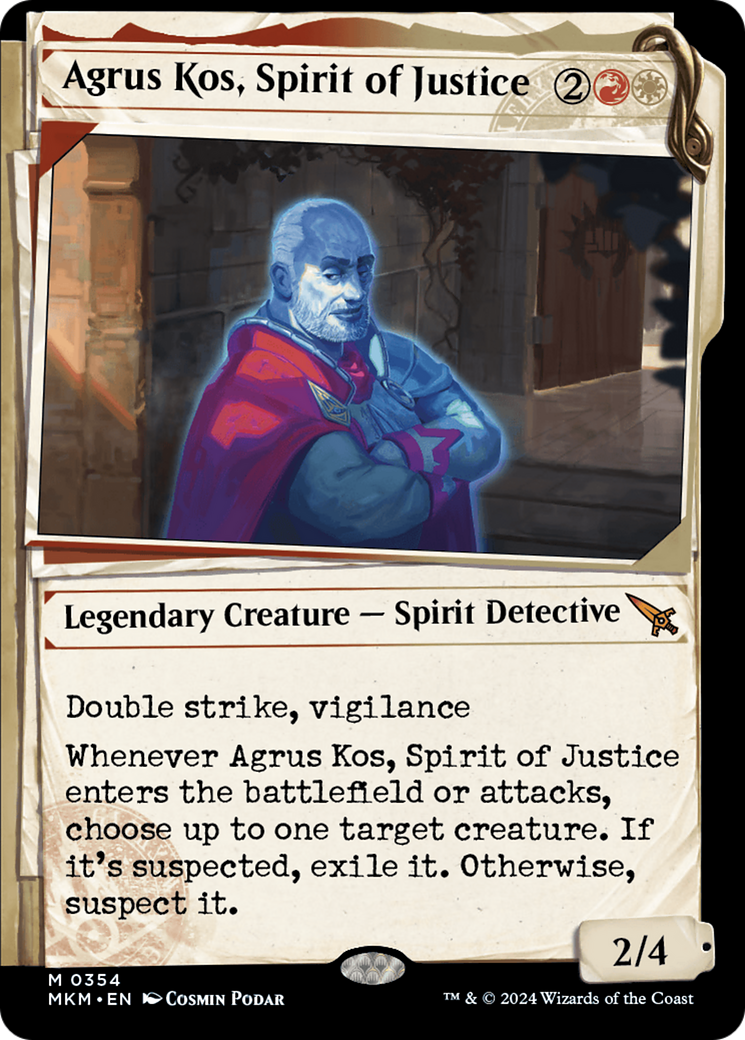 Agrus Kos, Spirit of Justice (Showcase) [Murders at Karlov Manor] - Trinity Hobby