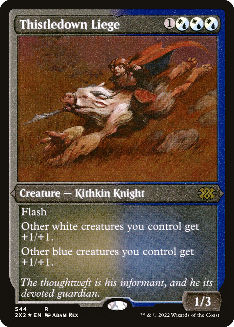 Thistledown Liege  [Foil]  (2X2-544) - [Double Masters 2022] - Trinity Hobby