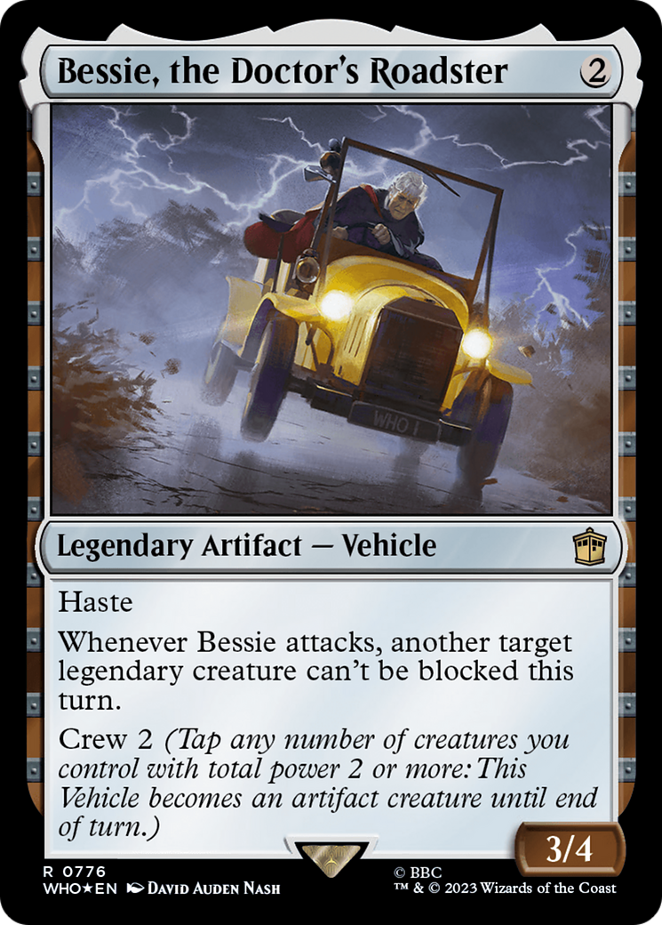 Bessie, the Doctor's Roadster (Surge Foil) [Doctor Who] - Trinity Hobby