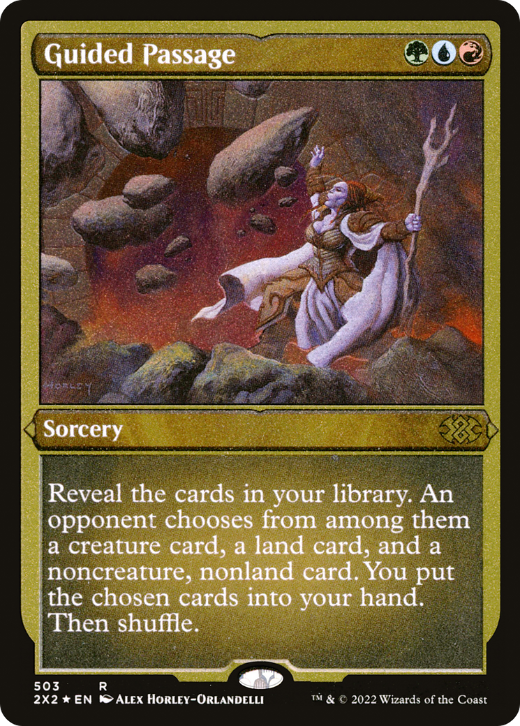 Guided Passage (Foil Etched)  [Foil]  (2X2-503) - [Double Masters 2022]