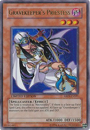 Gravekeeper's Priestess [ABPF-ENSP1] Ultra Rare - Trinity Hobby