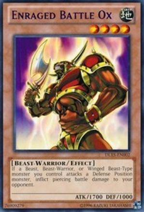 Enraged Battle Ox (Blue) [DL15-EN002] - Duelist League Promo Unlimited - Rare - Trinity Hobby